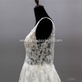 China White Women Party Luxury Bride Lace Wedding Dresses Bridal Gowns